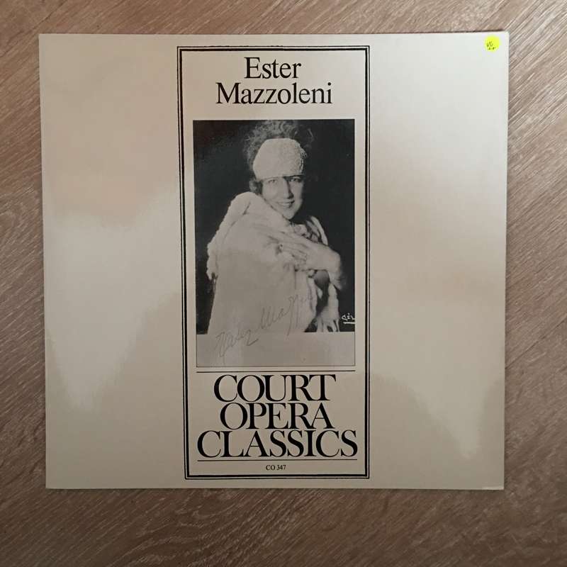 Court Opera Classics - Ester Mazzoleni - Vinyl LP Record - Opened  - Very-Good+ Quality (VG+)