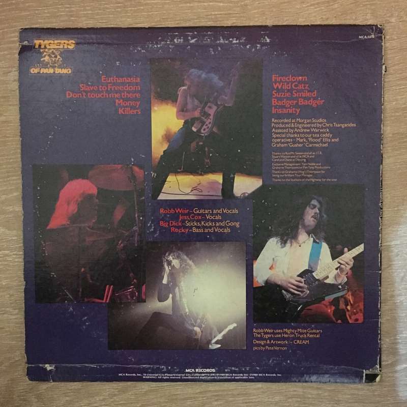 Tygers Of Pan Tang  Wild Cat  Vinyl LP Record - Opened  - Good+ Quality (G+)