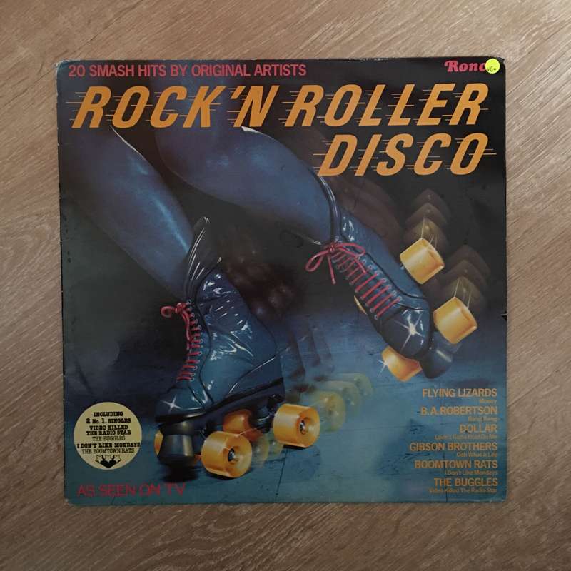 Rock 'n Roller Disco - 20 Smash Hits - Original Artists - Vinyl LP Record  (VG)