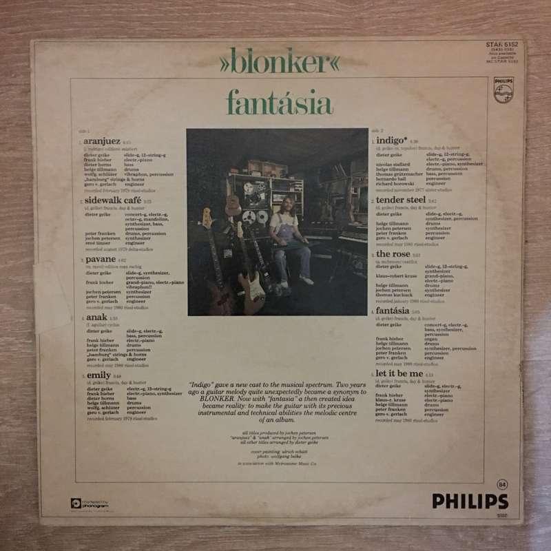 Blonker  Fantásia -  Vinyl Record - Opened  - Very-Good+ Quality (VG+)