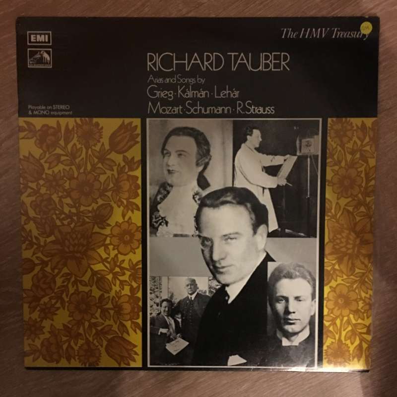 Richard Tauber - Arias And Songs - Vinyl LP Record - Opened  - Very-Good+ Quality (VG+)