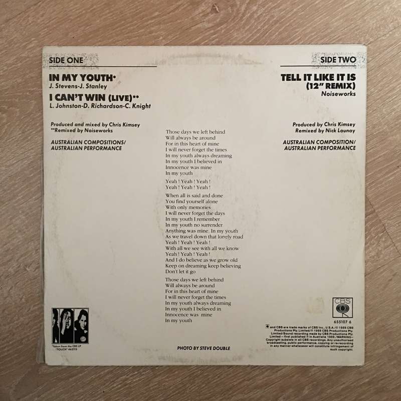 Noiseworks - In My Youth - Vinyl LP Record - Opened  - Very-Good+ Quality (VG+)