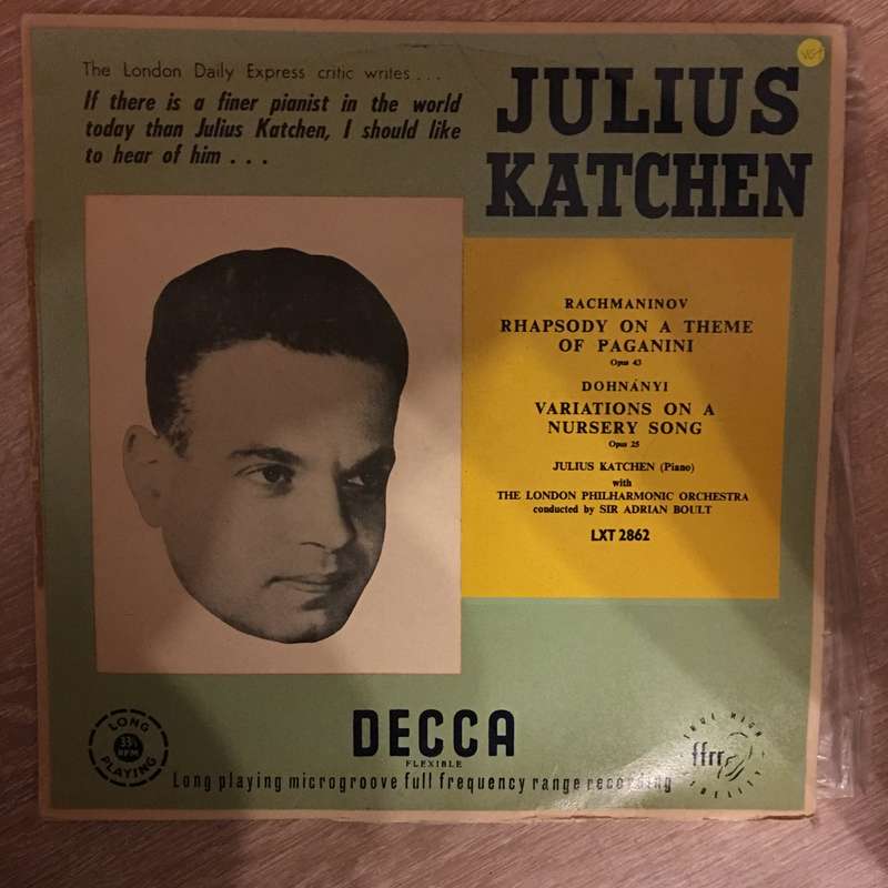Rachmaninov / Dohnanyi - Julius Katchen With The London Philharmonic Orchestra Conducted By Sir A...