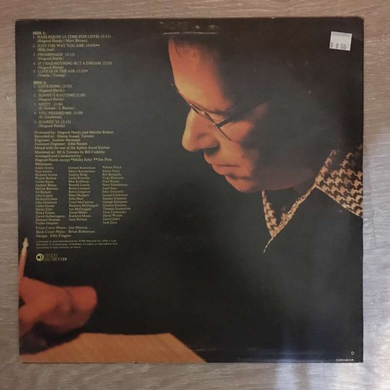 Hagood Hardy  Reflections - Vinyl LP Record (VG+)
