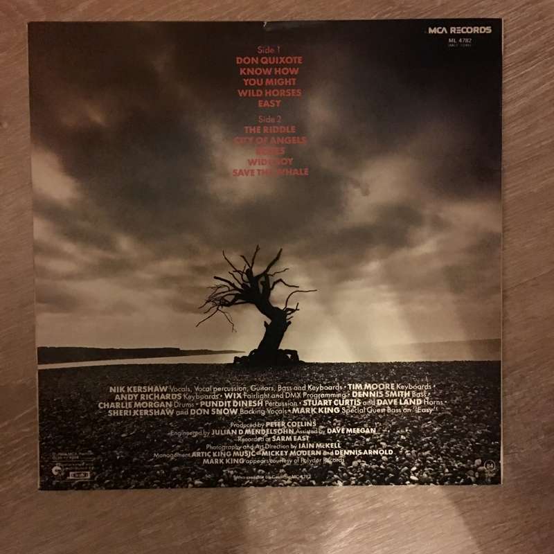 Nick Kershaw - The Riddle - Vinyl LP - Opened  - Very-Good+ Quality (VG+)