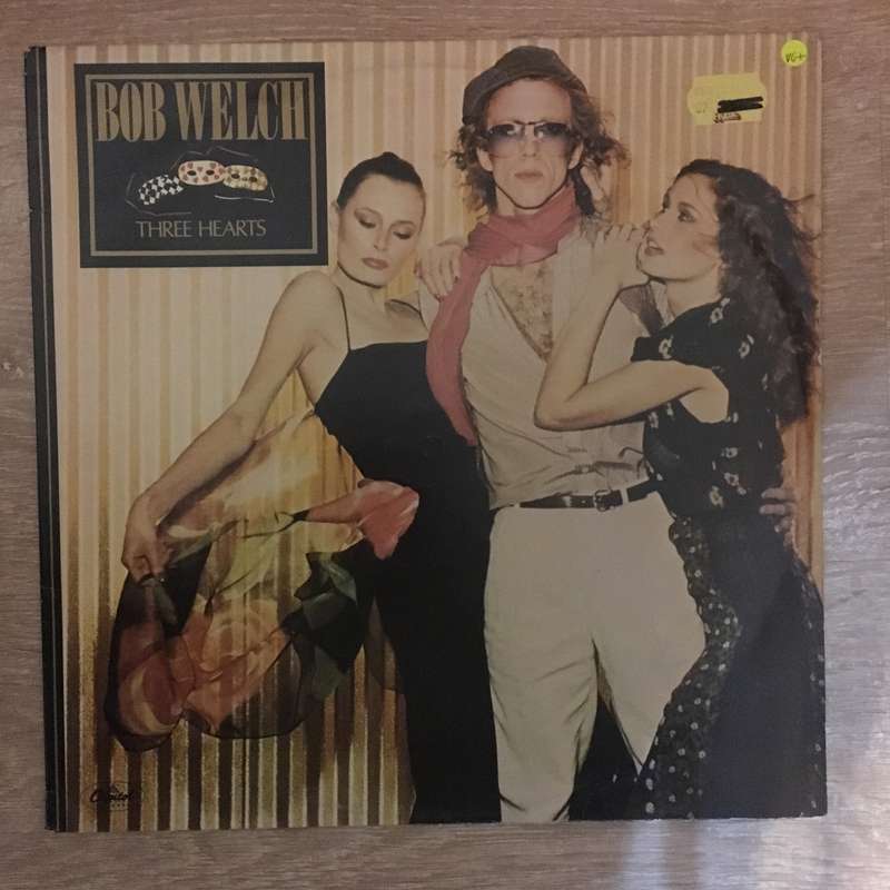 Bob Welch  Three Hearts - Vinyl LP Record - Opened  - Very-Good+ Quality (VG+)
