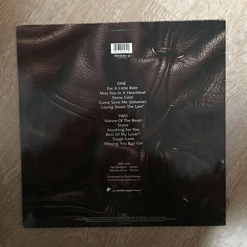 The Law - Vinyl LP Record - Opened  - Very-Good+ Quality (VG+)