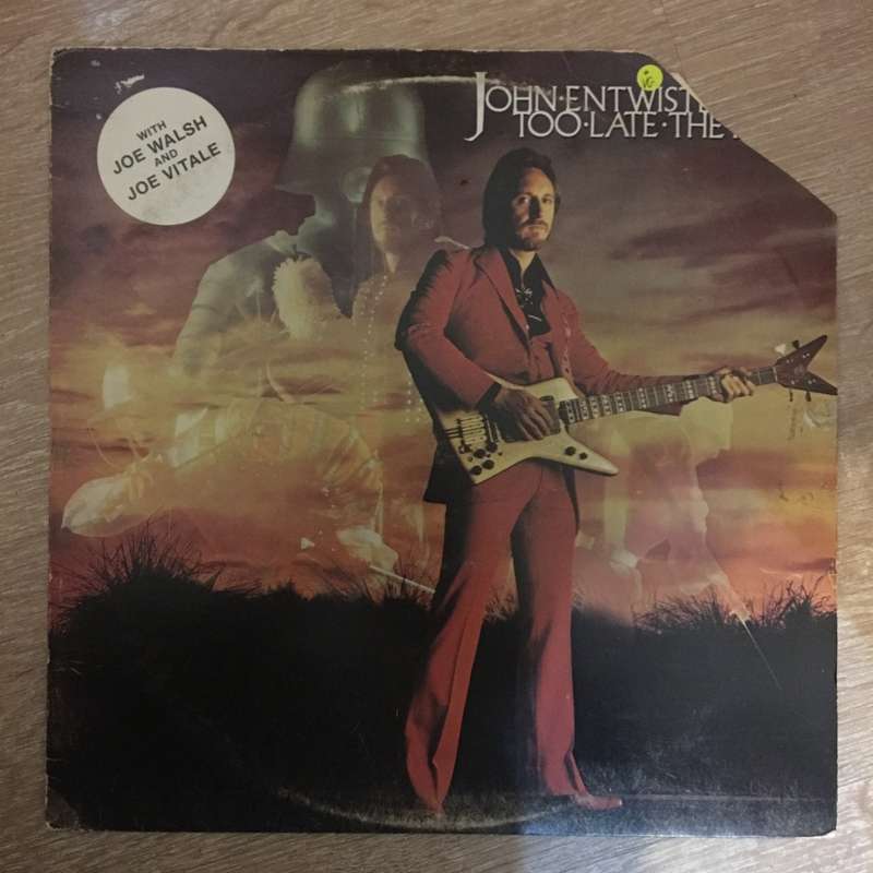 John Entwistle  Too Late The Hero - Vinyl LP Record - Opened  - Very-Good Quality (VG)