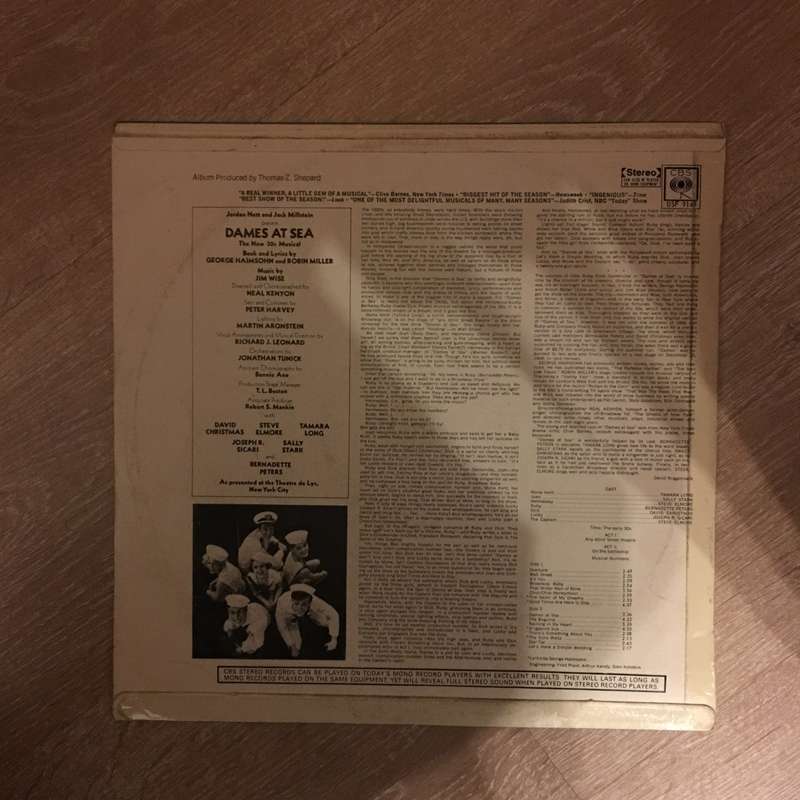 Dames At Sea - Vinyl LP Record - Opened  - Very-Good+ Quality (VG+)