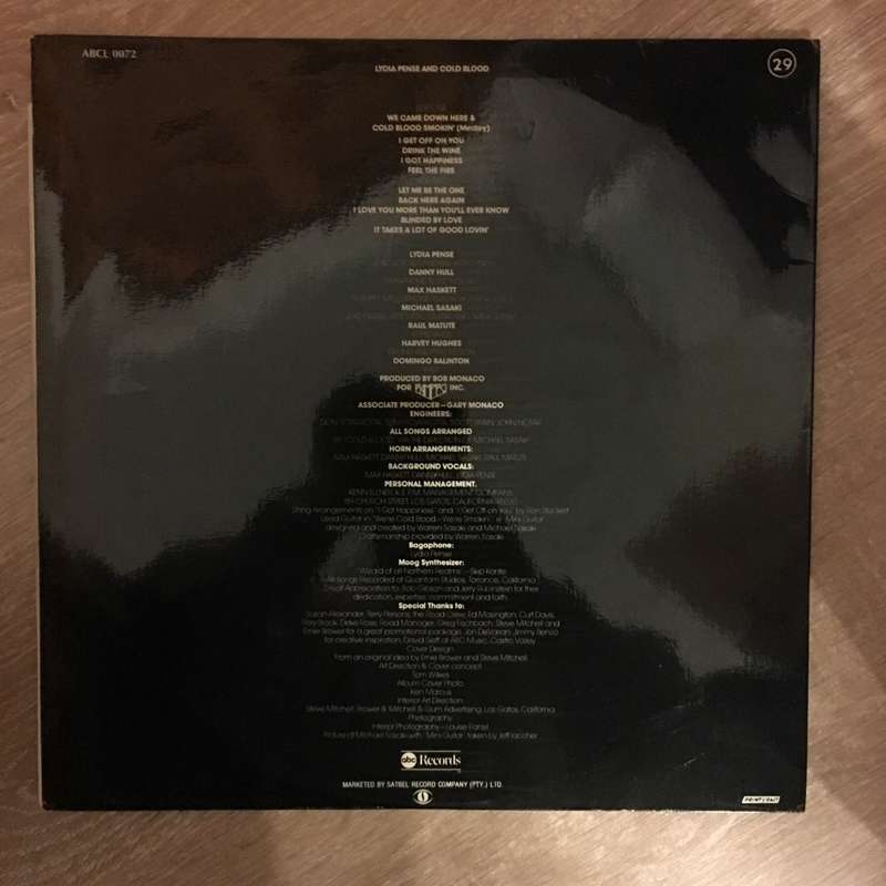 Cold Blood  Lydia Pense & Cold Blood - Vinyl LP Record (VG+)