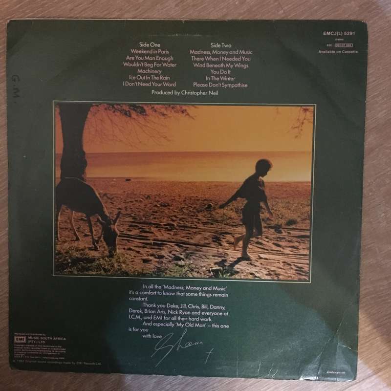 Sheena Easton - Madness, Money And Music -  Vinyl LP Record - Opened  - Very-Good+ Quality (VG+)