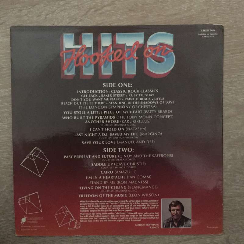 Hooked On Hits - Vol 1 - Vinyl LP Record - Opened  - Very-Good+ Quality (VG+)