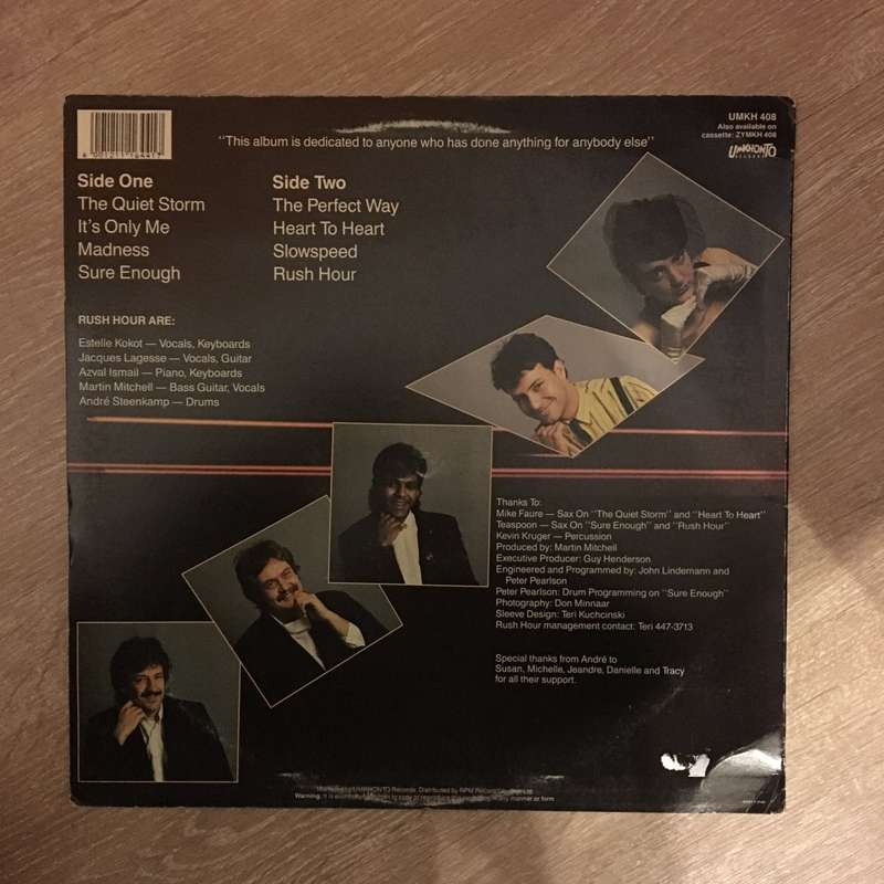 Rush Hour - The Perfect Way - Vinyl LP Record - Opened  - Very-Good+ Quality (VG+)