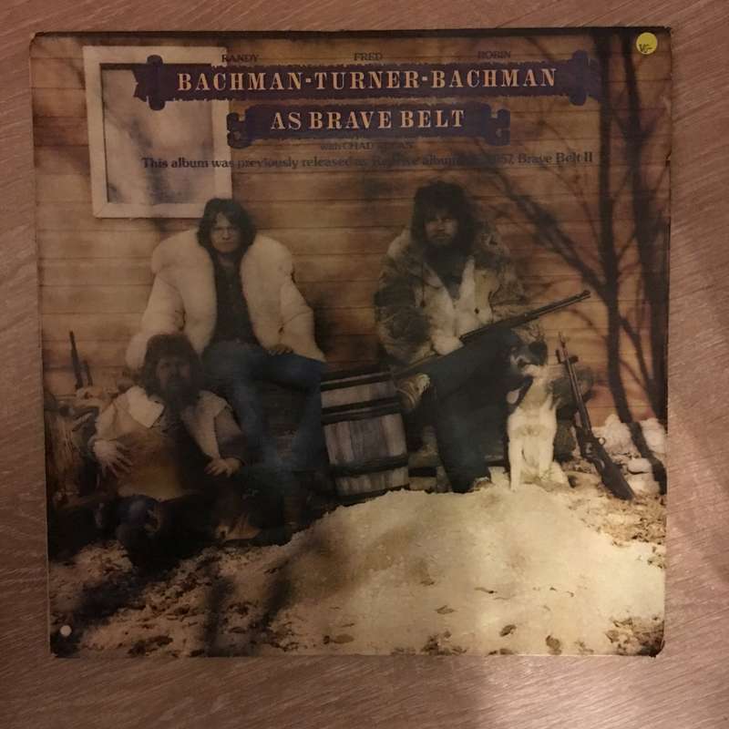 Bachman-Turner-Bachman As Brave Belt -  Vinyl LP Record - Opened  - Very-Good Quality (VG)