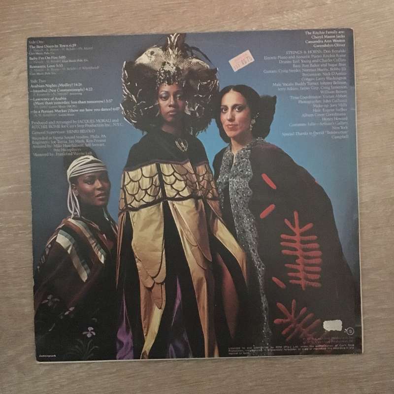 The Ritchie Family - Arabian Nights - Vinyl LP Record - Opened  - Very-Good Quality (VG)