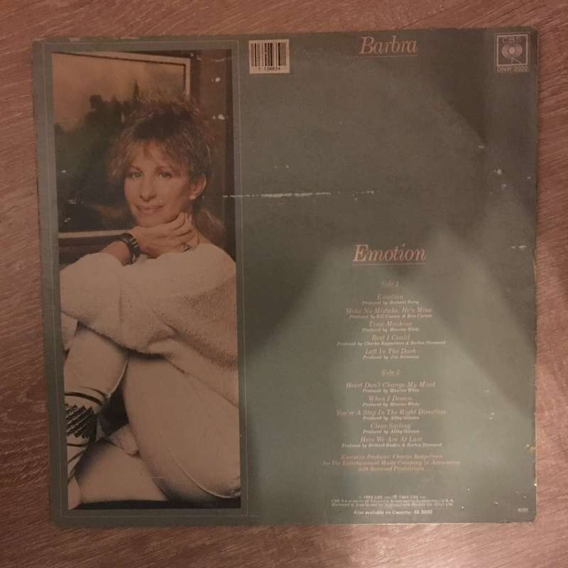 Barbra Streisand - Emotion  - Vinyl LP Record - Very-Good+ Quality (VG+)