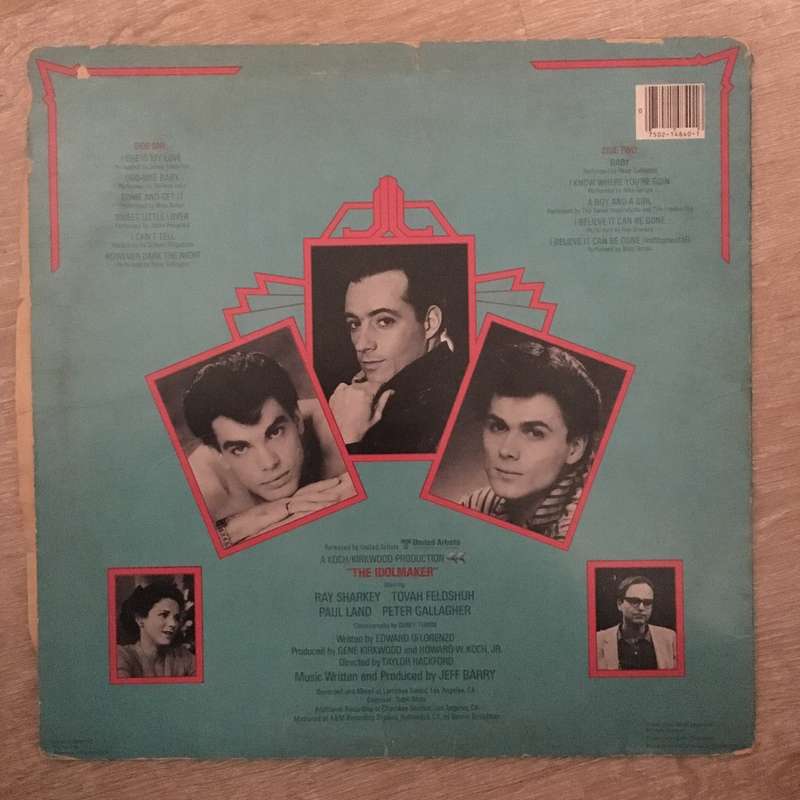Idolmaker  - Original Soundtrack - Vinyl LP Record - Opened  - Very-Good- Quality (VG-)