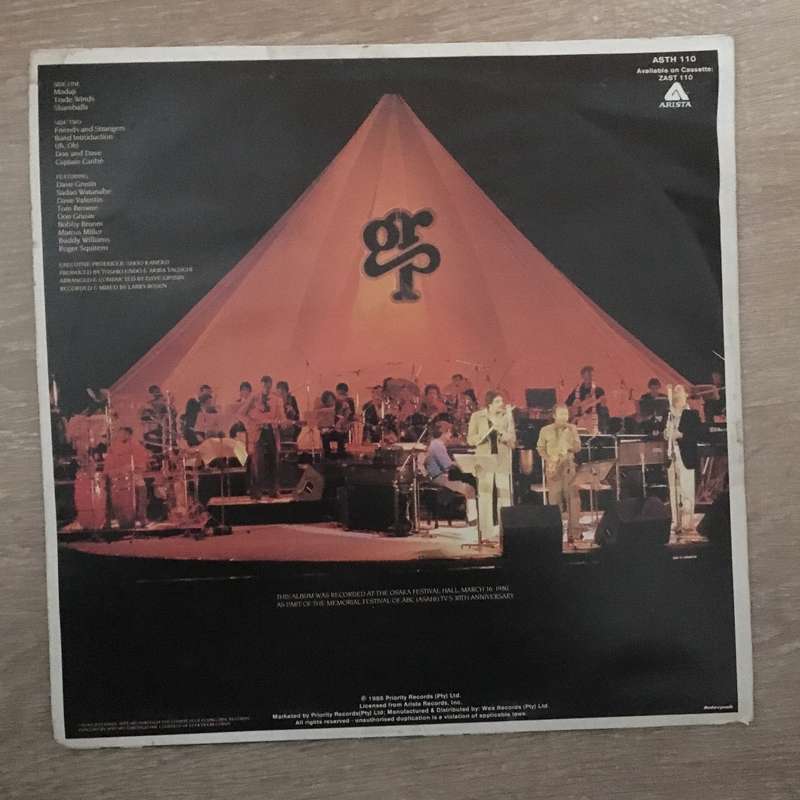 Dave Grusin And GRP All-Stars  Live In Japan - Vinyl LP Record - Opened  - Very-Good- Quali...