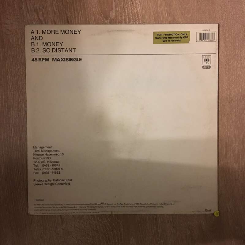 Centerfold - Money - Vinyl LP  Record - Opened  - Very-Good+ Quality (VG+)