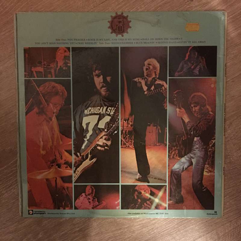 Bachman-Turner Overdrive  Not Fragile -  Vinyl LP Record - Opened  - Very-Good Quality (VG)