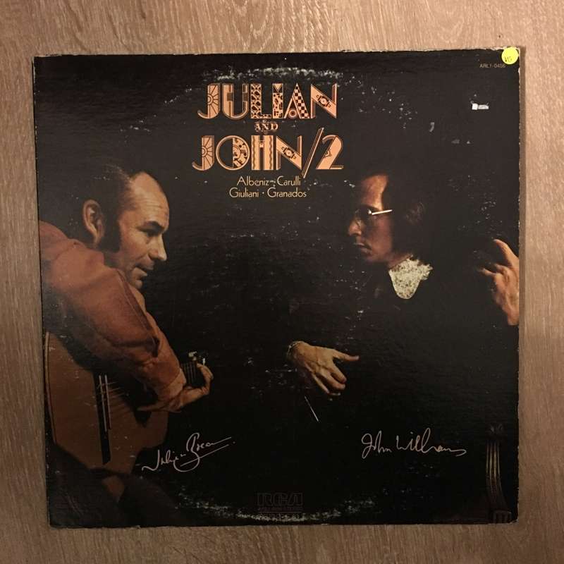 Julian Bream & John Williams  Julian And John / 2 - Vinyl LP Record - Opened  - Very-Good Qual...