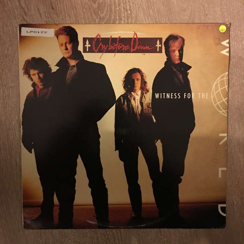 Cry Before Dawn - Witness For The World - Vinyl LP Record - Opened  - Very-Good Quality (VG)