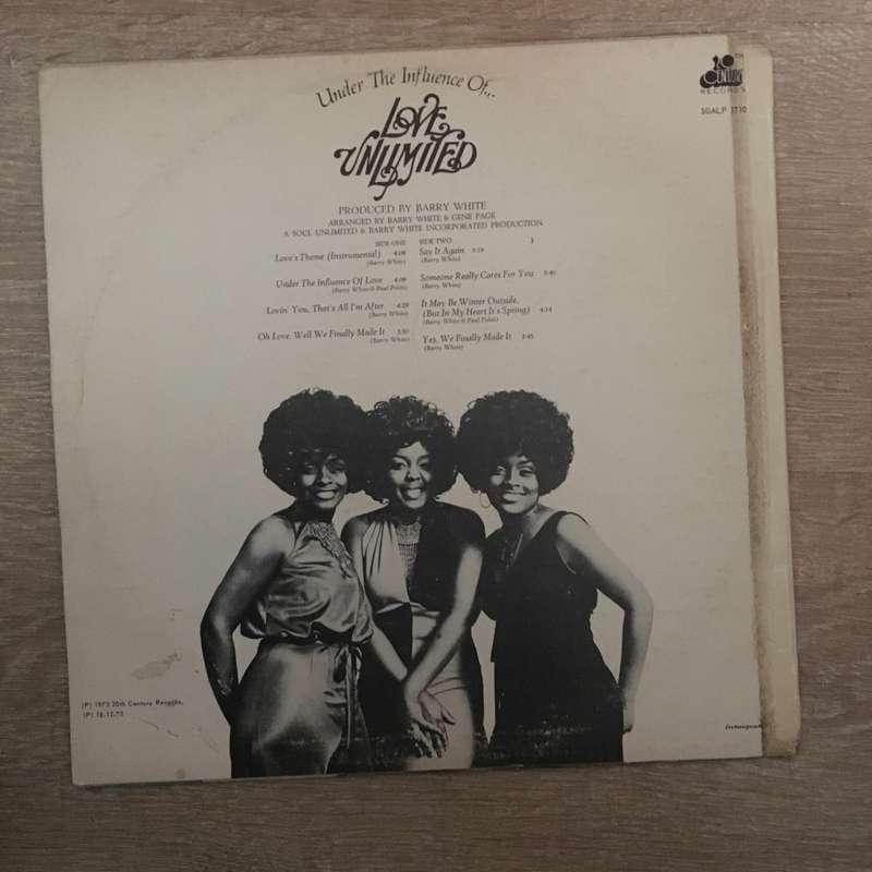 Under The Influence Of Love Unlimited - Vinyl LP Record - Opened  - Very-Good- Quality (VG-)