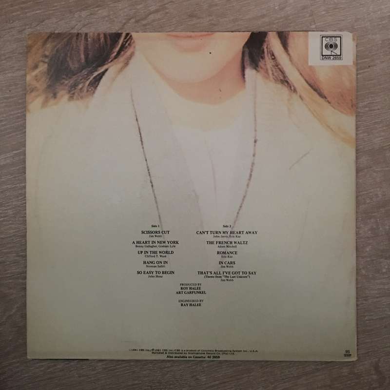 Art Garfunkel  Scissors Cut - Vinyl LP Record - Opened  - Very-Good Quality (VG)
