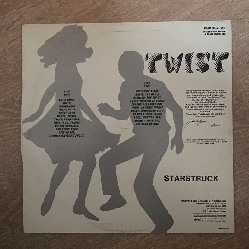 Starstruck - Twist - Vinyl LP Record - Opened  - Very-Good+ Quality (VG+)