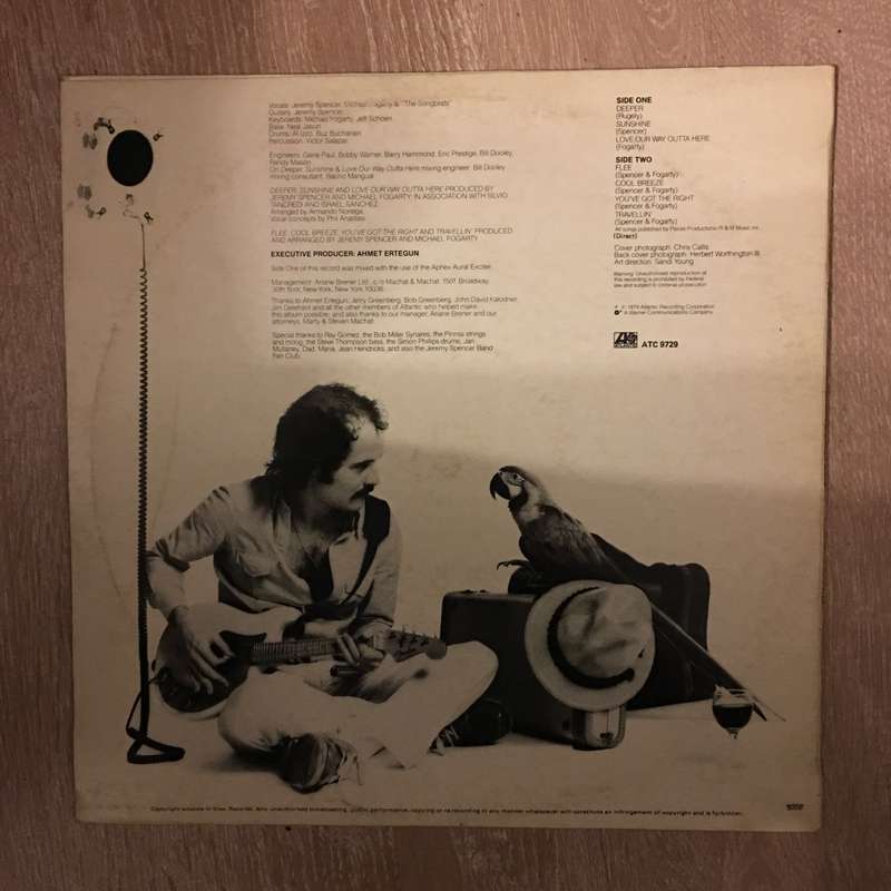 Jeremy Spencer Band - Flee - Vinyl LP Record - Opened  - Very-Good+ Quality (VG+)