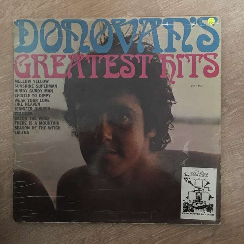 Donovan - Donovan's Greatest Hits - Vinyl LP Record - Opened  - Very-Good- Quality (VG-)