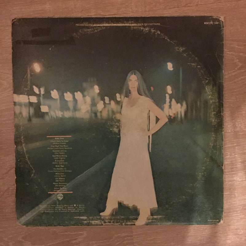 Emmylou Harris  Evangeline -  Vinyl LP Record - Opened  - Very-Good- Quality (VG-)