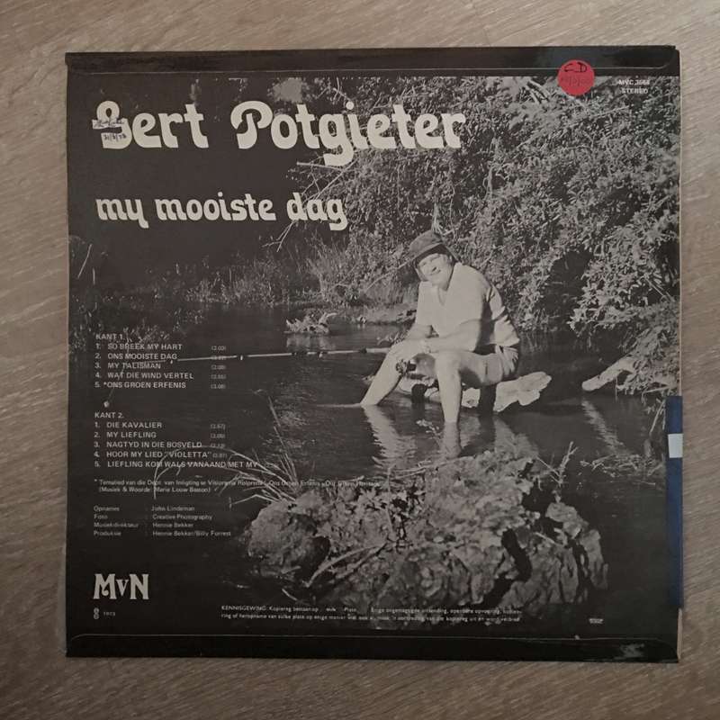 Gert Potgieter - My Mooiste Dag - Vinyl LP Record  - Very-Good+ Quality (VG+)