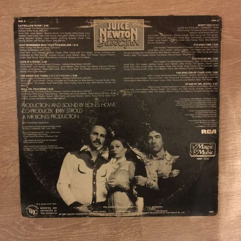 Juice Newton - Silver Spur -  Vinyl LP Record - Opened  - Very-Good- Quality (VG-)