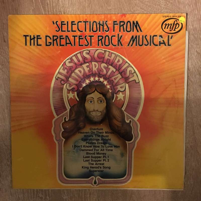 JC Superstar - Selections from The Greatest Rock Musical - Original Artists - Vinyl LP Record - O...