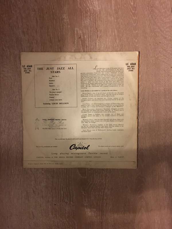 The Just Jazz All Stars Featuring Louis Bellson - Vinyl LP Record - Opened  - Very-Good Quality (VG)