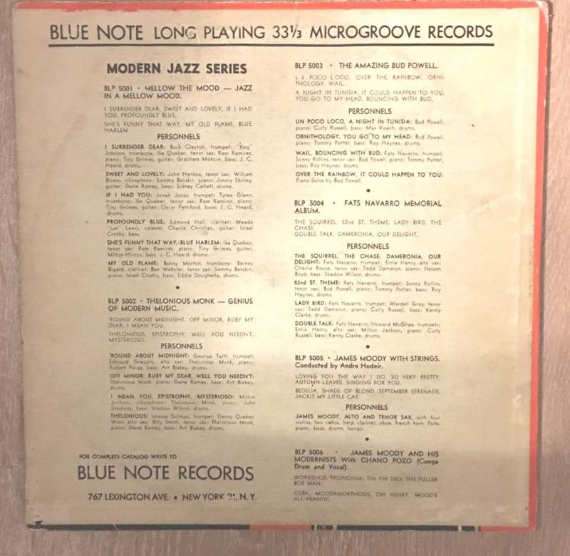 James Moody And His Modernists With Chano Pozo  - Vinyl LP Record - Opened  - Very-Good Qualit...