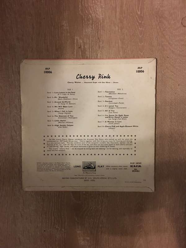 Cherry Pink - Cherry Wainer At The Hammond Organ - Vinyl LP Record - Opened  - Very-Good+ Quality...
