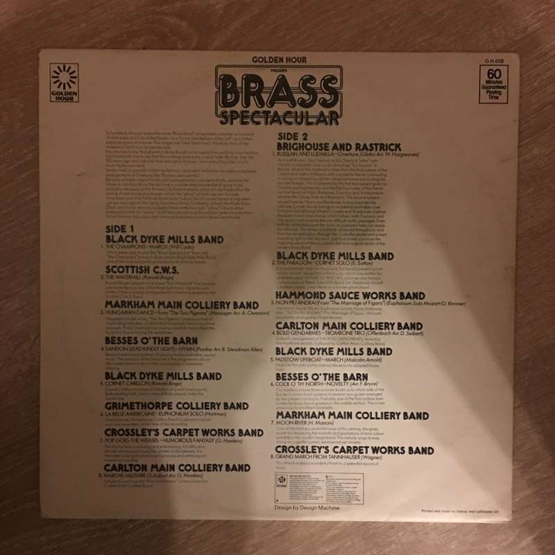 Various  Golden Hour Presents Brass Spectacular - Vinyl LP Record - Opened  - Very-Good+ Qu...