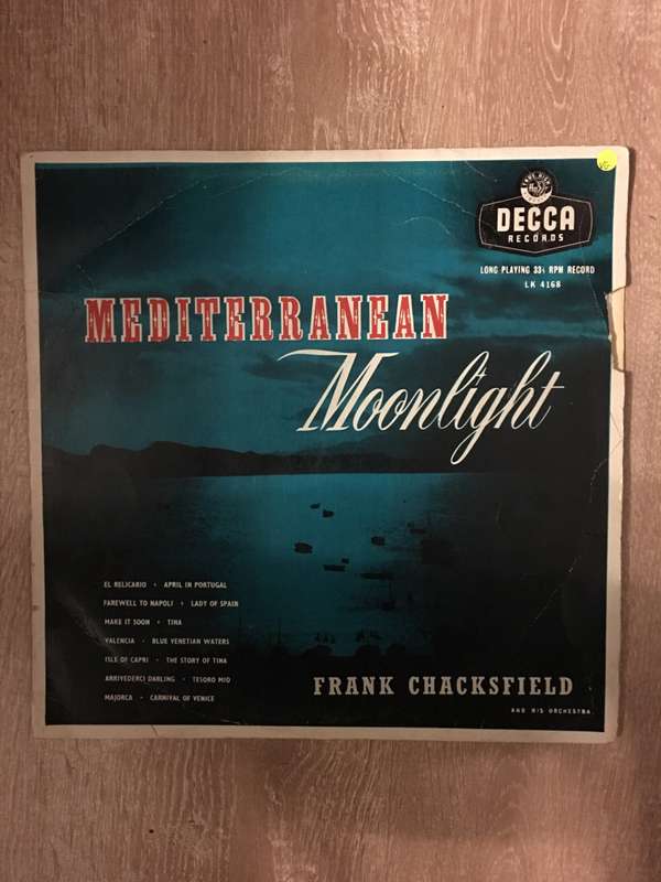Frank Chacksfield & His Orchestra  Mediterranean Moonlight - Vinyl LP Record - Opened  - Ve...