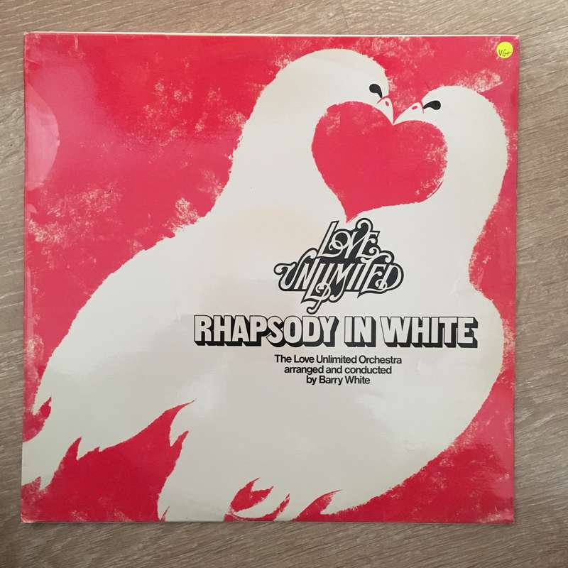 The Love Unlimited Orchestra  Rhapsody In White - Barry White - Vinyl LP Record (VG+)