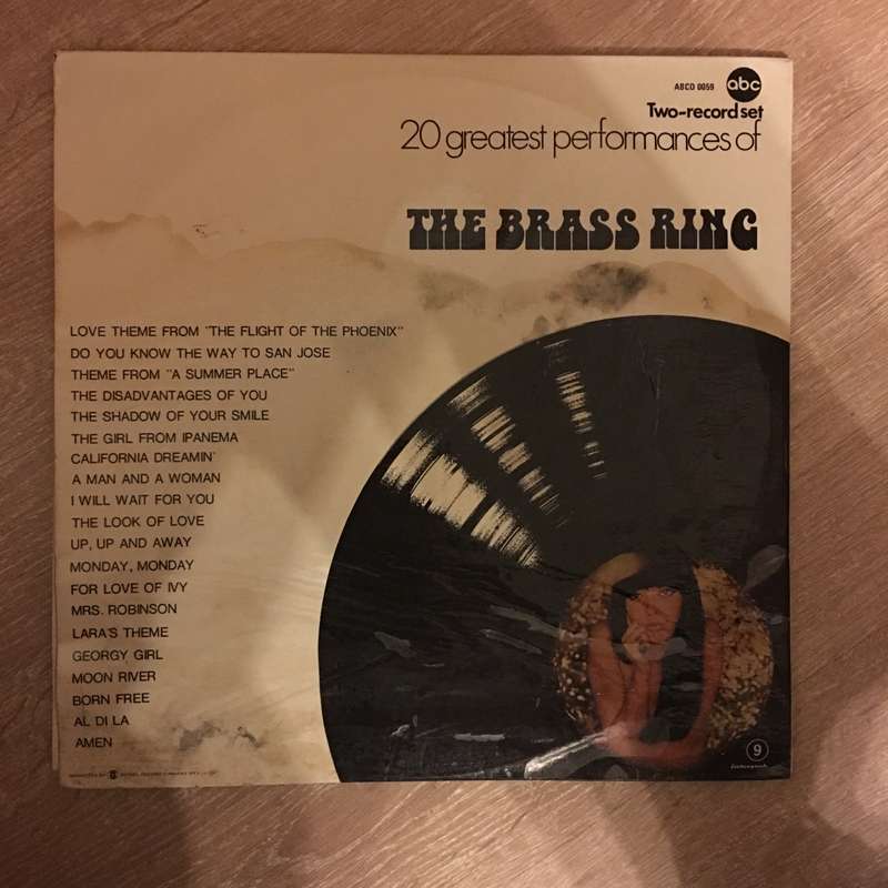 The Brass Ring - 20 Greatest Performances of The Brass Ring - Vinyl LP Record - Opened  - Very-Go...