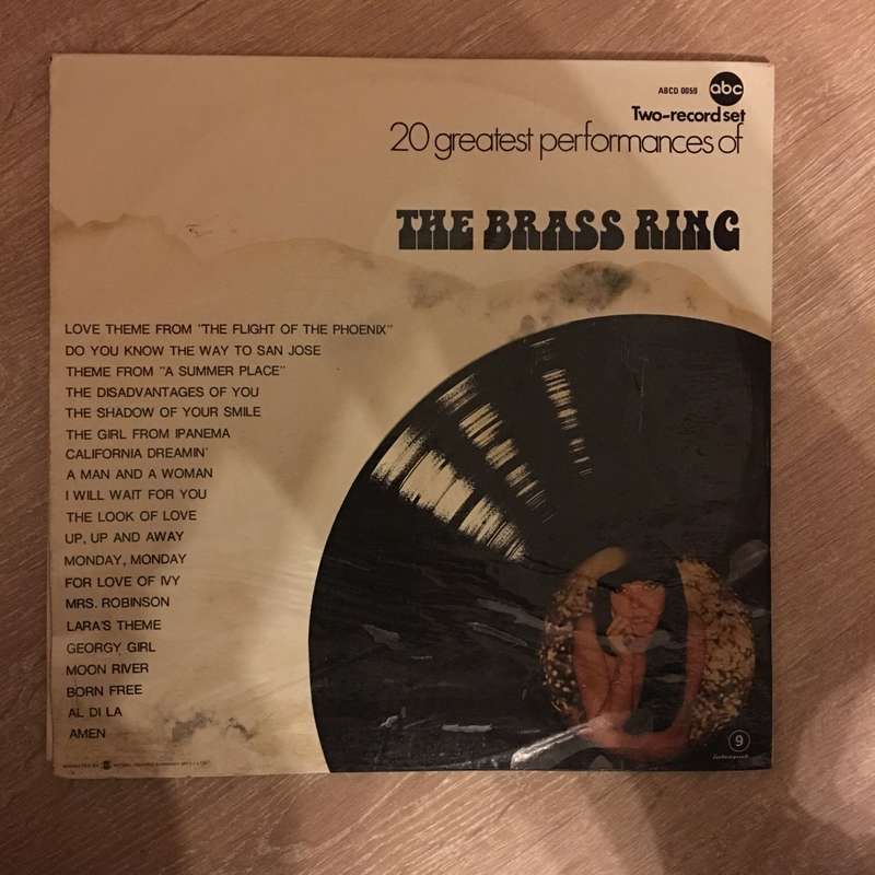 The Brass Ring - 20 Greatest Performances of The Brass Ring - Vinyl LP Record - Opened  - Very-Go...