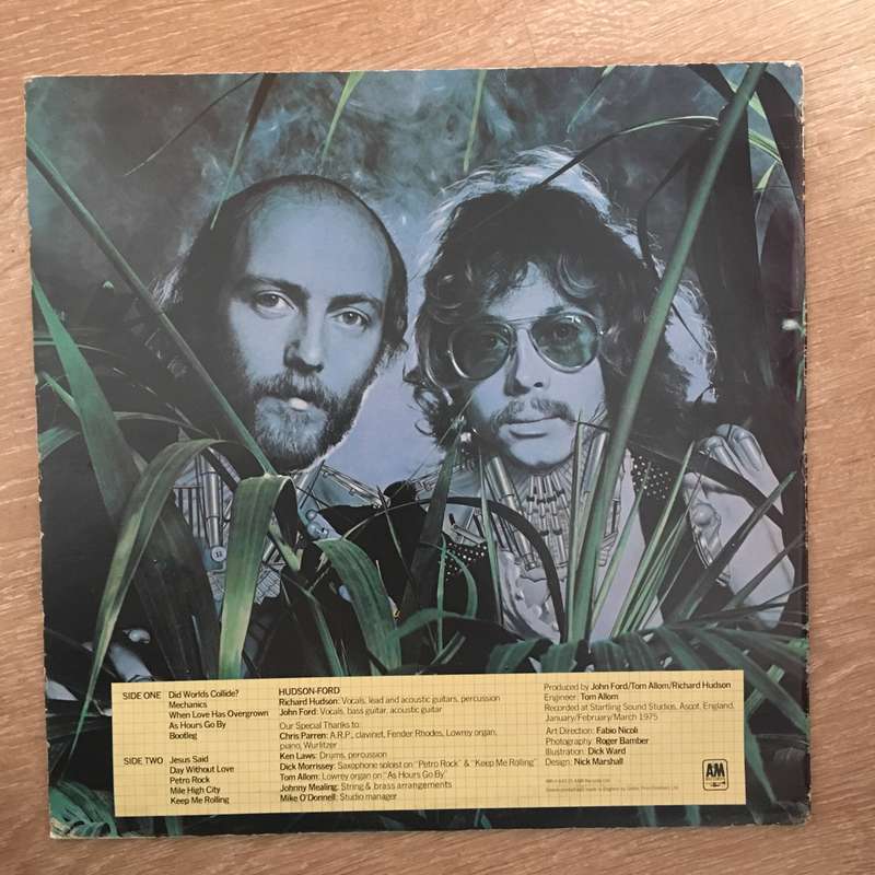 Hudson-Ford  Worlds Collide - Vinyl LP Record - Very-Good Quality (VG)