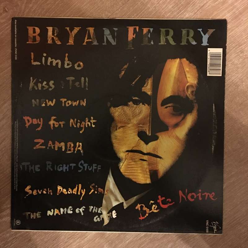 Brian Ferry - Bete Noire - Vinyl Record - Opened  - Very-Good+ Quality (VG+)