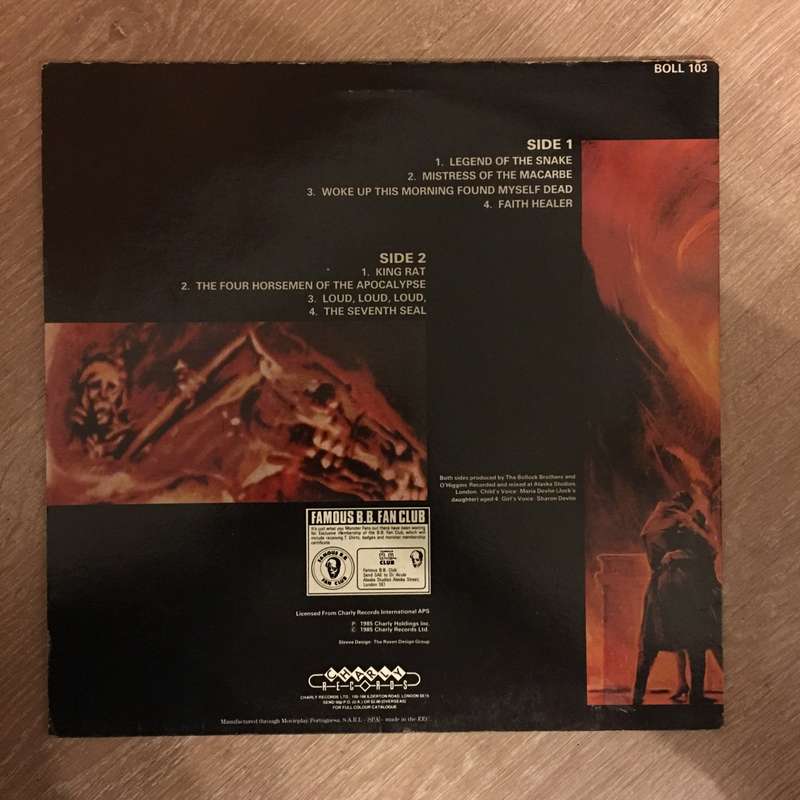 The Bollock Brothers  The 4 Horsemen Of The Apocalypse - Vinyl LP Record - Opened  - Very-G...