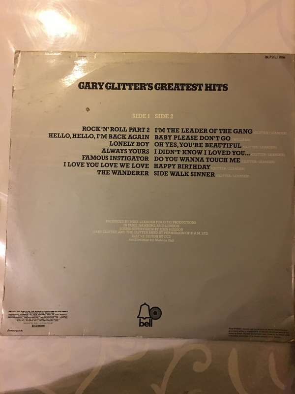 Gary Glitter - Greatest Hits - Vinyl LP - Opened  - Very-Good Quality (VG)