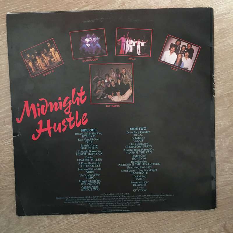 Midnight Hustle - Vinyl LP Record - Opened  - Very-Good+ Quality (VG+)