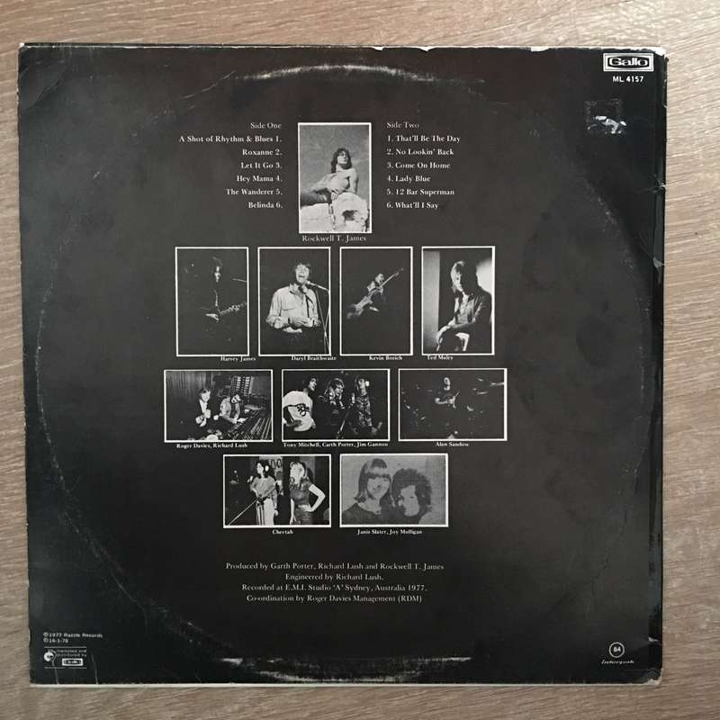 Rockwell T. James  A Shot Of Rhythm & Blues - Vinyl LP Record - Opened  - Very-Good Quality...