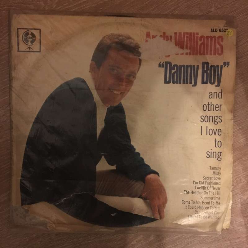 Andy Williams - Danny Boy -  Vinyl LP Record  (G+)